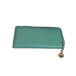 IVANKA TRUMP Saffiano simulated leather zip around wallet 8”x 4.5"